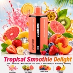 VOPVOP Quads 120K 4-in-1 Vape – Pink Lemonade, Kiwi Passion Fruit Guava, Peach Berry And Strawberry Banana