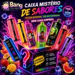 Caixa Mistério de Sabores Bangbox-Vapor com vários dispositivos, marcas e sabores surpresa