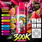 Bang Legend 300.000 Puffs Vape Descartável, 8 Sabores em 1 Rosa