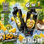 Bang Legend 150K 6v1 – príchute ľadový ananás, ananás-kokos a kiwi-ananás
