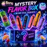 Mystery Vape Box with multiple random devices coming out of a surprise box