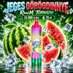RandM Tornado 15000 Jeges görögdinnye íz – akár 15 000 slukk, 25 ml, Type-C újratölthető
