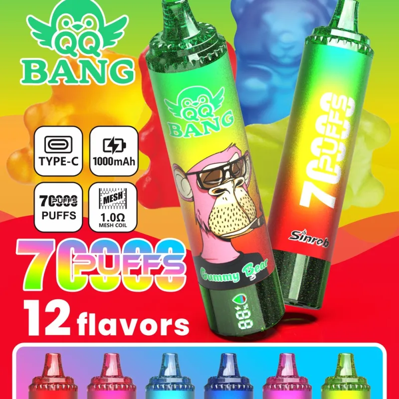 **Promocja na nowość**BANG King Tornado Fire 70K |  70 000 zaciągnięć |12 smaków do wyboru