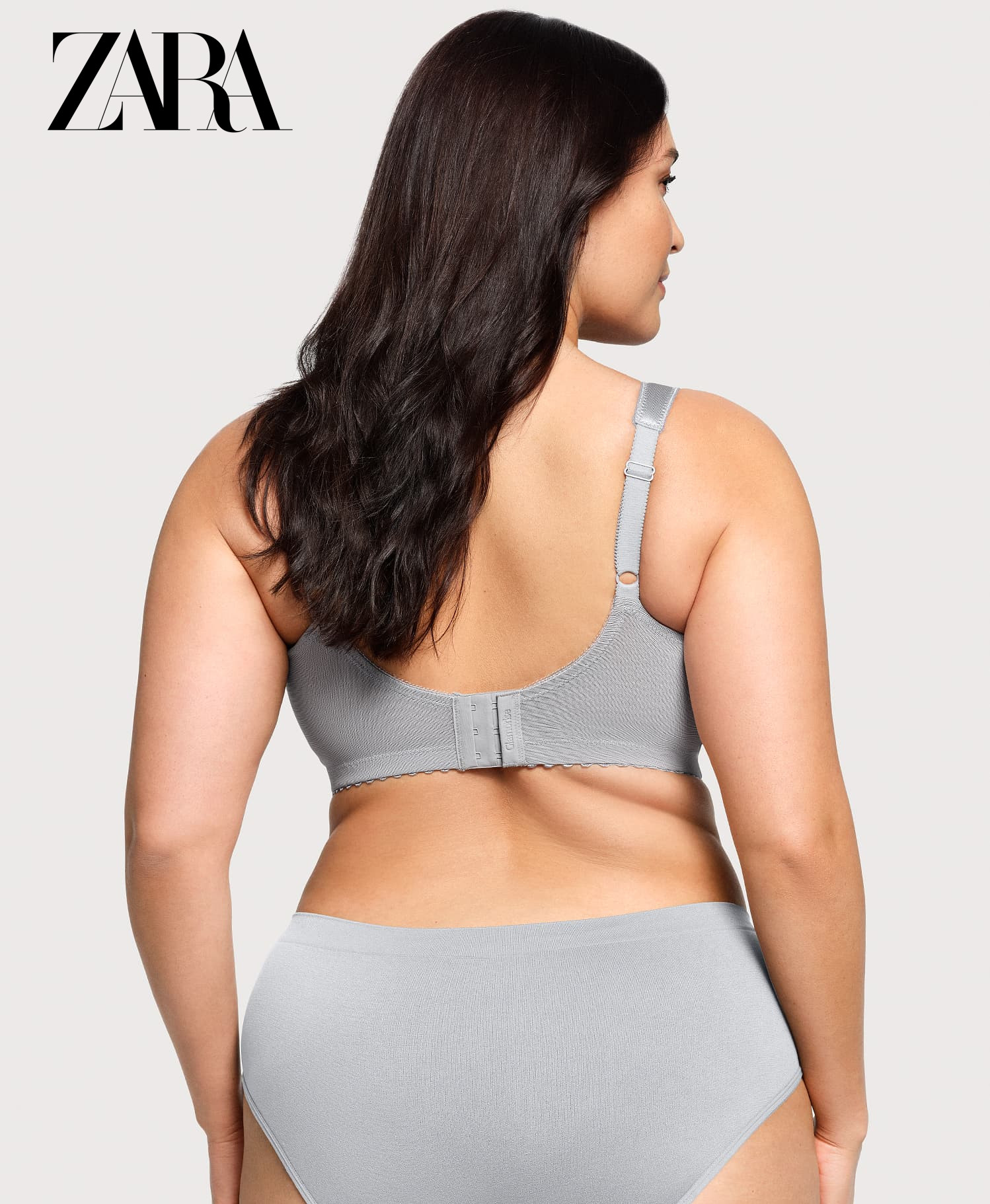 ZARA - (3 komada) Jednodijelni push-up grudnjak s punim košaricama