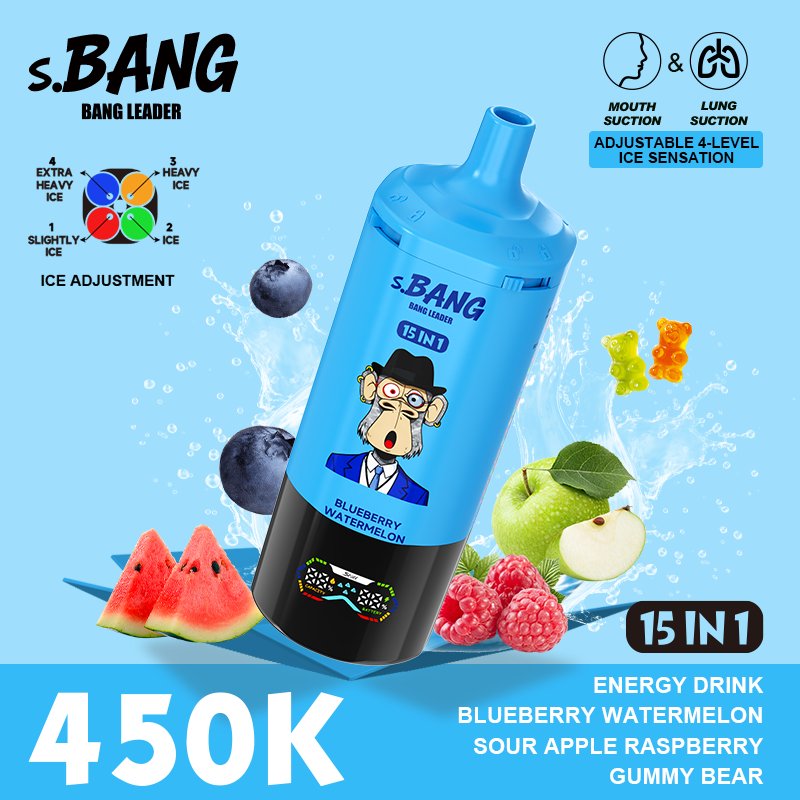 5.Bang Leader Stoll VAPE 450K 15 in 1 vape