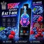 Bang Legend 150K áfonya-málna és vegyes bogyós gyümölcs íz vape