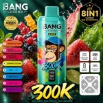 Bang Legend 8IN1 300000 Puxadas Vape Descartável, Sabores Frutados Mistos