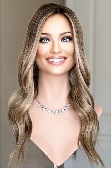 Lace Front Human Natural Hair Toppers for Women Add Fuller Hair Instantly