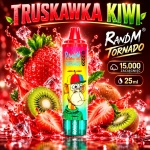 RandM Tornado 15000 o smaku Truskawka Arbuz – 25 ml, USB-C
