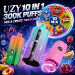 Person-with-UZY-10-IN-1-300K-Disposable,-Mixed-Fruit-Flavors