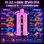 UZY 500K 10 az 1-ben vape egzotikus és hűsítő ízválasztékkal