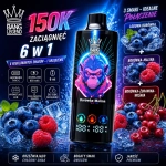 Bang Legend 150K 6 w 1 jednorazowy e-papieros – Borówka Lód, Borówka-Malina, Borówka-Żurawina-Wiśnia