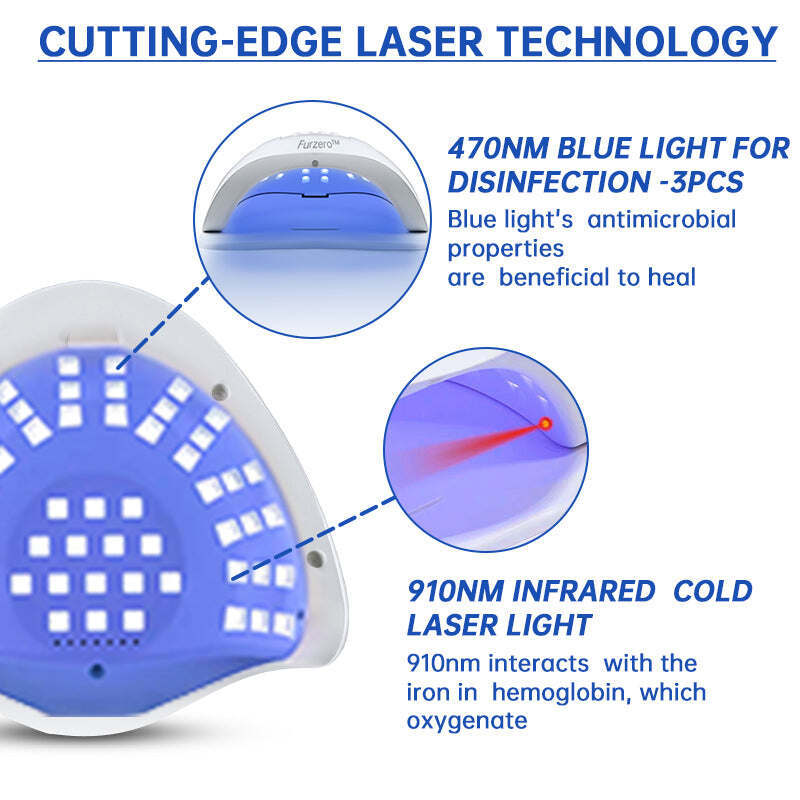 Dispositivo de tratamento laser Furzero™ PureNail para fungos