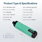FIHP 12000 puff vape