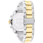 Tommy Hilfiger Reloj cronógrafo con pulsera de acero plateado para hombre