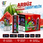 UZY Shisha Hookah King 120K DTL vape – príchuť ľadový vodný melón