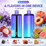Bang Box 160K flavor set 02 with Vanilla Cola, Peach Lemon, Strawberry Raspberry and Iced Grape