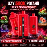 UZY 10v1 příchutě Lady Killa, dvojité jablko a ledový dračí plod