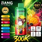 Bang Legend 8 w 1 300000 buchów jednorazowy e-papieros, wielosmakowy owocowy