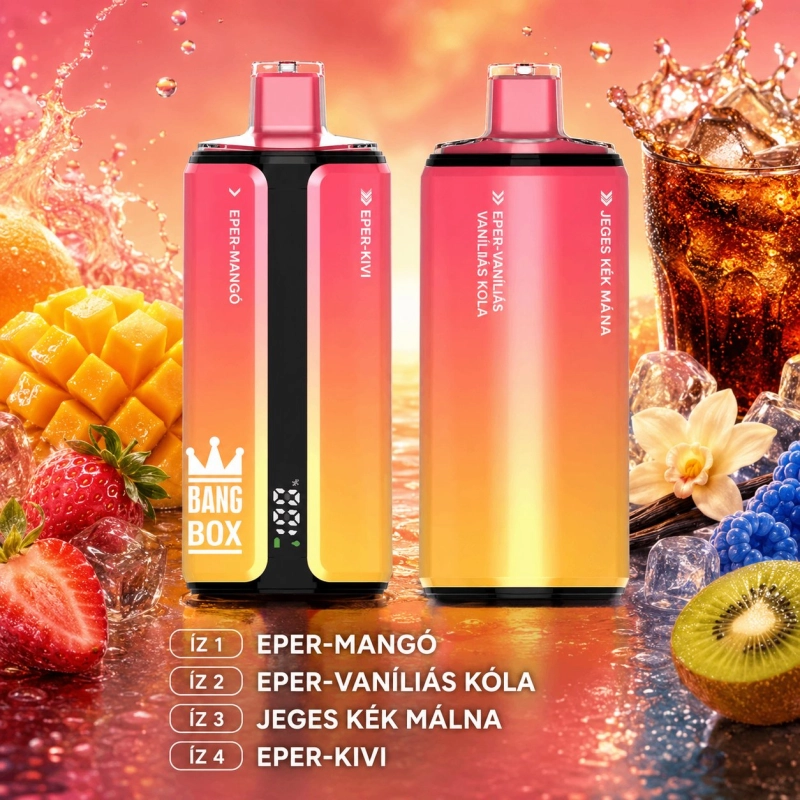 Bang Box 160000 slukkos eldobható vape, vegyes gyümölcsös ízek (1)