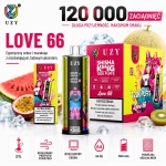 Love 66 UZY Shisha Hookah King 120K egzotyczny smak vape