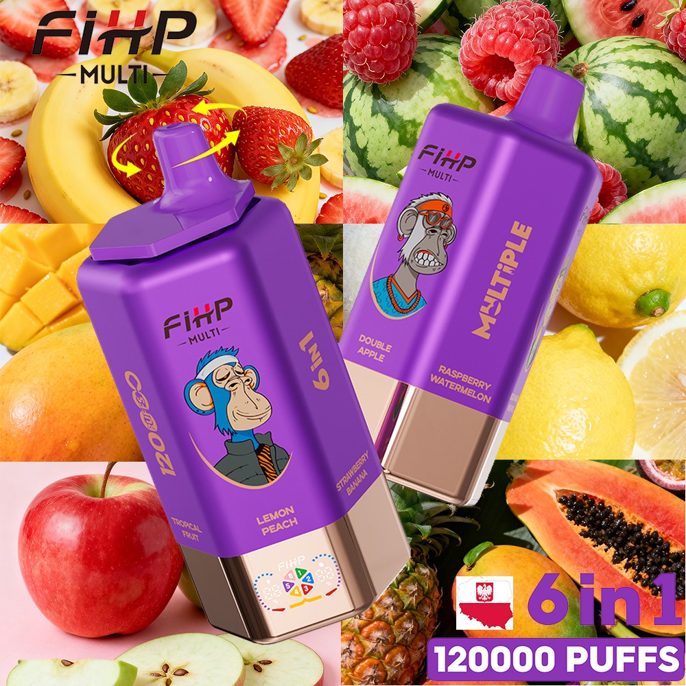 FIHP Vape o sześciu smakach (120 000  zaciągnięć)