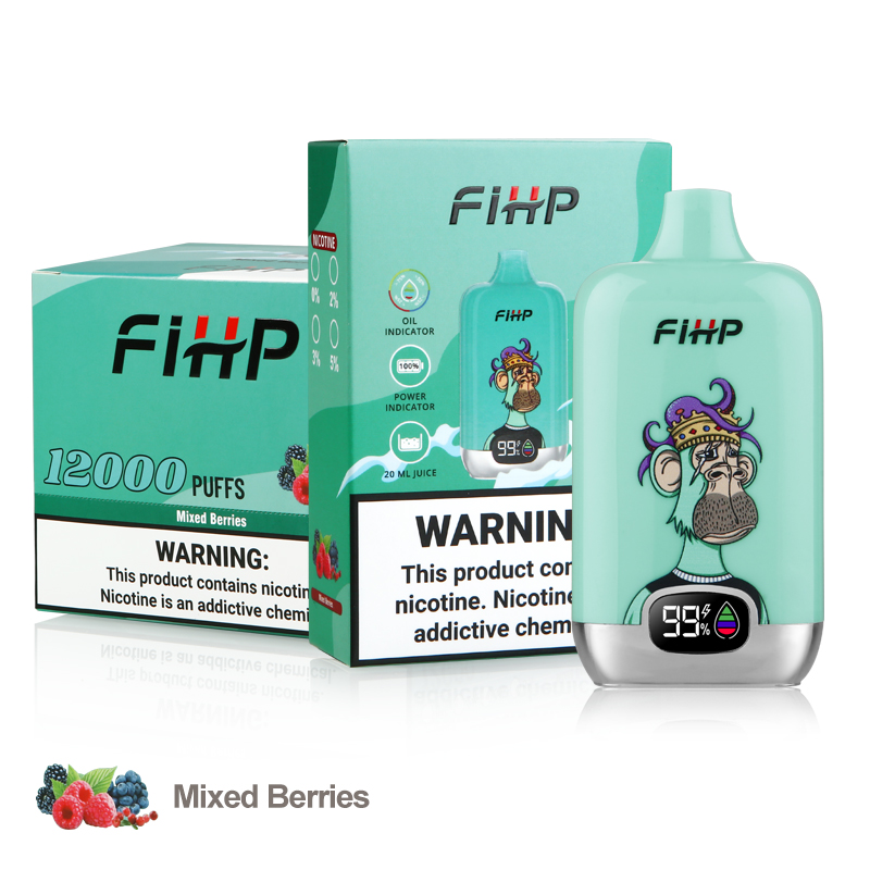 FIHP jednorazowy e-papieros z 12 000 zaciągnięciami