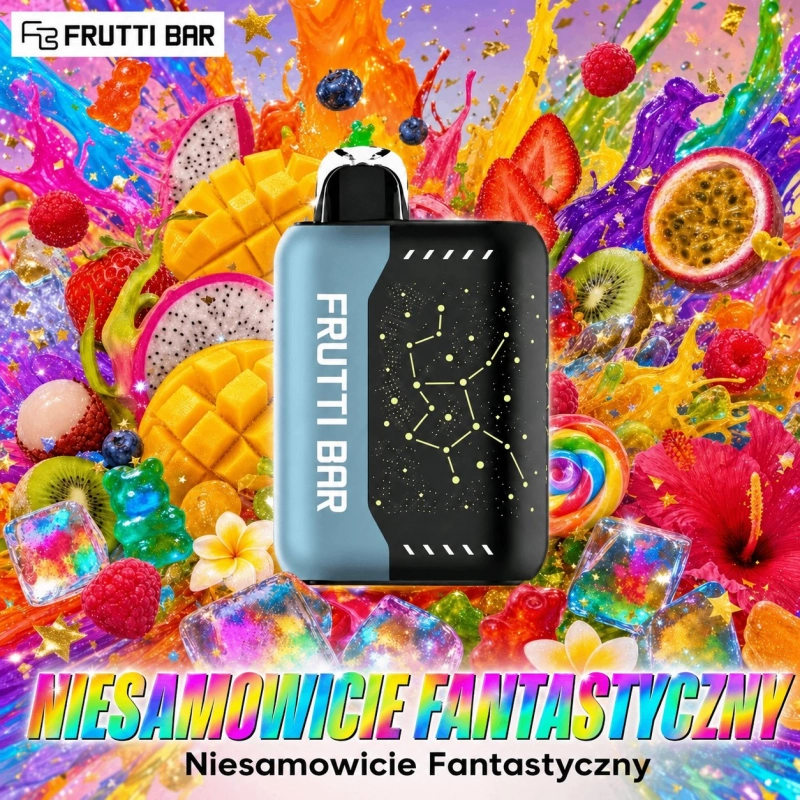 Frutti Bar 25000 25000 zaciągnięć Jednorazowy e-papieros, Wieloowocowy