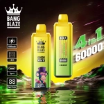 Bang Blaze® 60000 60 ezer szippantás 4 az 1-ben ízek legújabb eredeti újratölthető LCD kijelzős eldobható vape 2