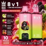 Bang Box 200K 8 v 1 príchuť Double Apple kyslé jablko malina ľadová černica ananás broskyňa Slovensko
