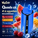 Vapsolo Quads 80K 4 az 1-ben eldobható vape – jeges görögdinnye, eper-mangó, jeges áfonya és pezsgő cseresznye ízek