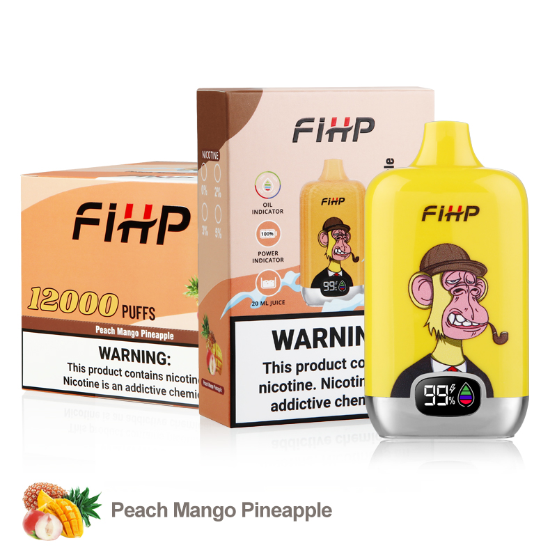 FIHP jednorazowy e-papieros z 12 000 zaciągnięciami
