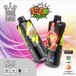 Bang Legend 150000 Puffs Vape, 6 az 1-ben állítható gyümölcsös ízekkel és kijelzővel