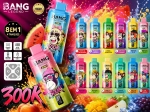 Bang Legend 8 IN 1 300000 Puffs Vape Descartável, Cores e Sabores Variados