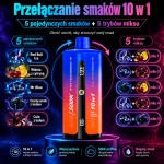 Seria smakowa UZY 500K z Red Bullem, wiśnią i cytryną, Mr Blue, czarnym smokiem oraz colą