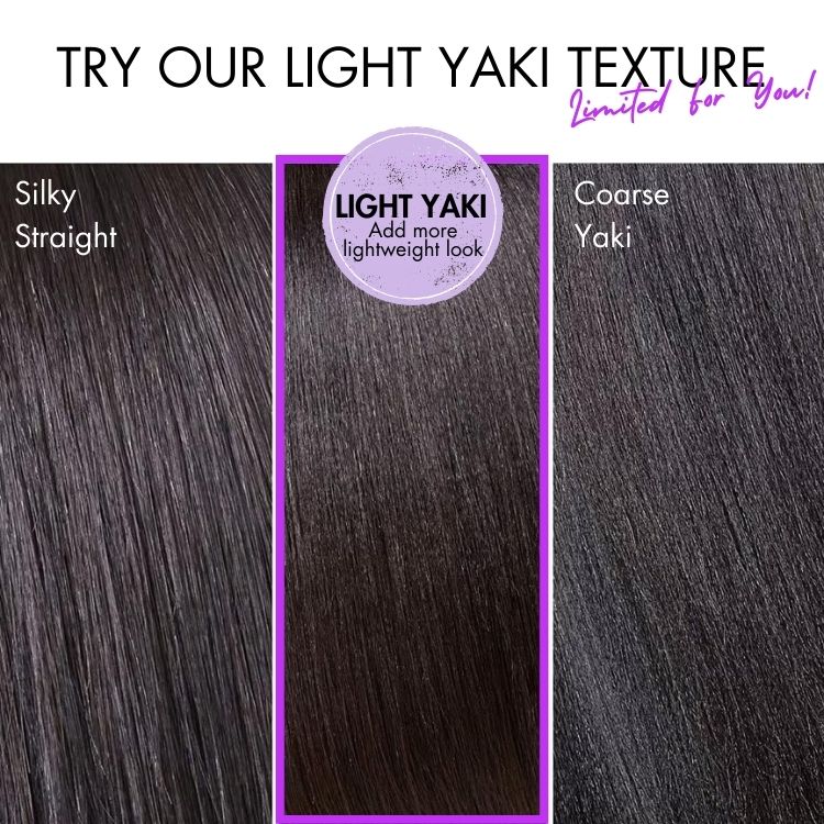 LUVME™ Natural Layered Thin Straight/Volucent Wavy Wig