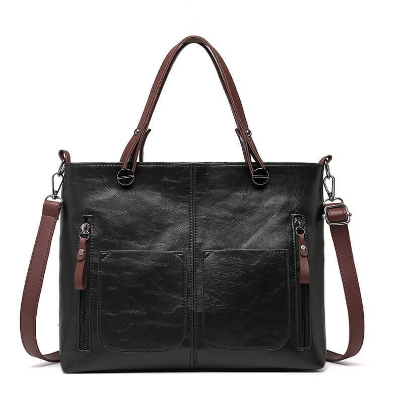 🔥Oferta especial🔥Bolsa de ombro vintage feminina de couro