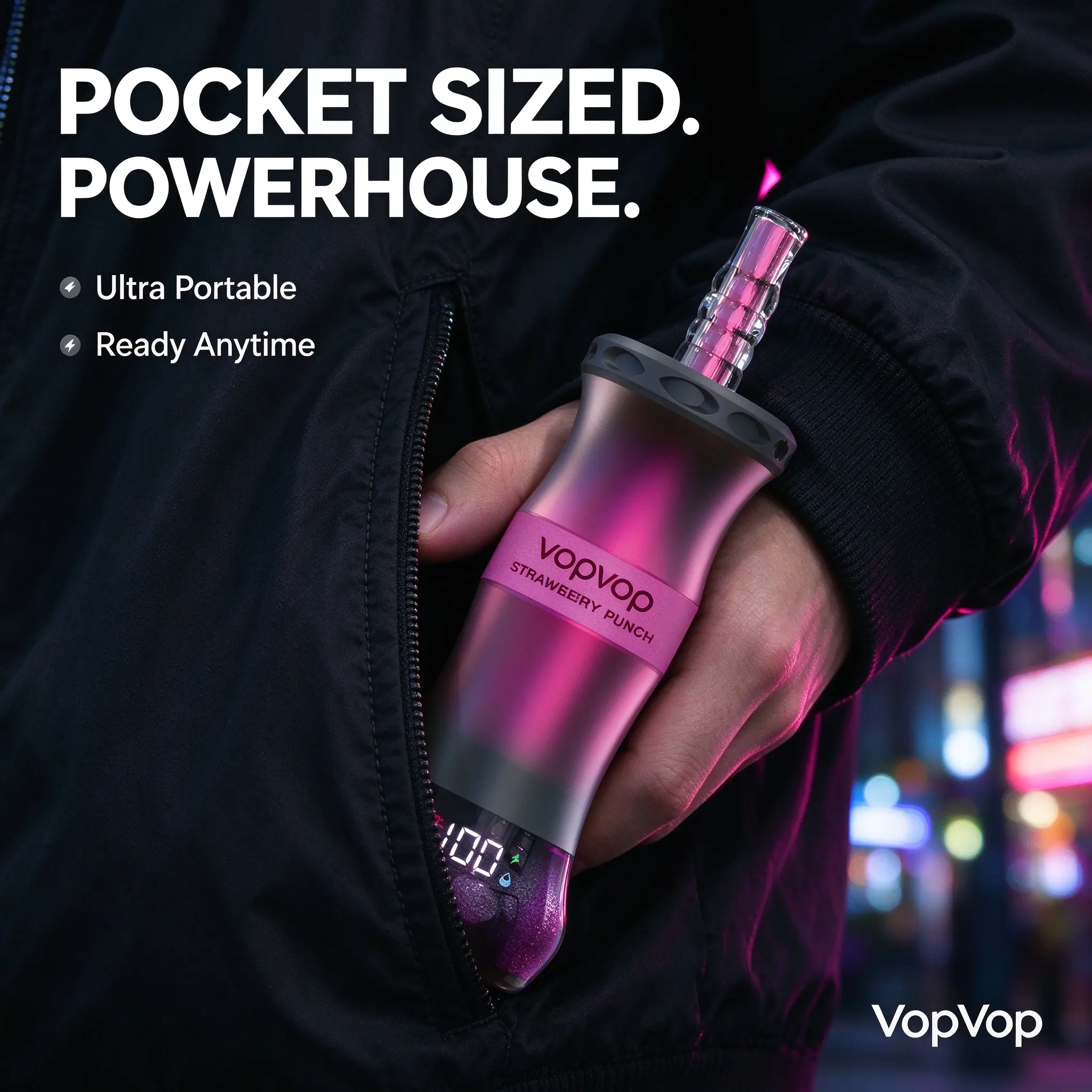 VopVop 300K Shisha Vape – 300,000 Puffs Long-Lasting Disposable Vape（The products will be shipped in 30 days.）