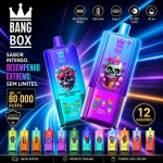 BANGBOX 80.000 puffs vape descartável 3-em-1 recarregável com múltiplos sabores, coleção completa disponível em Portugal
