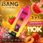 Bang Legend 110K Vape Jahoda banán broskyňa ľadový melón kyslá broskyňa