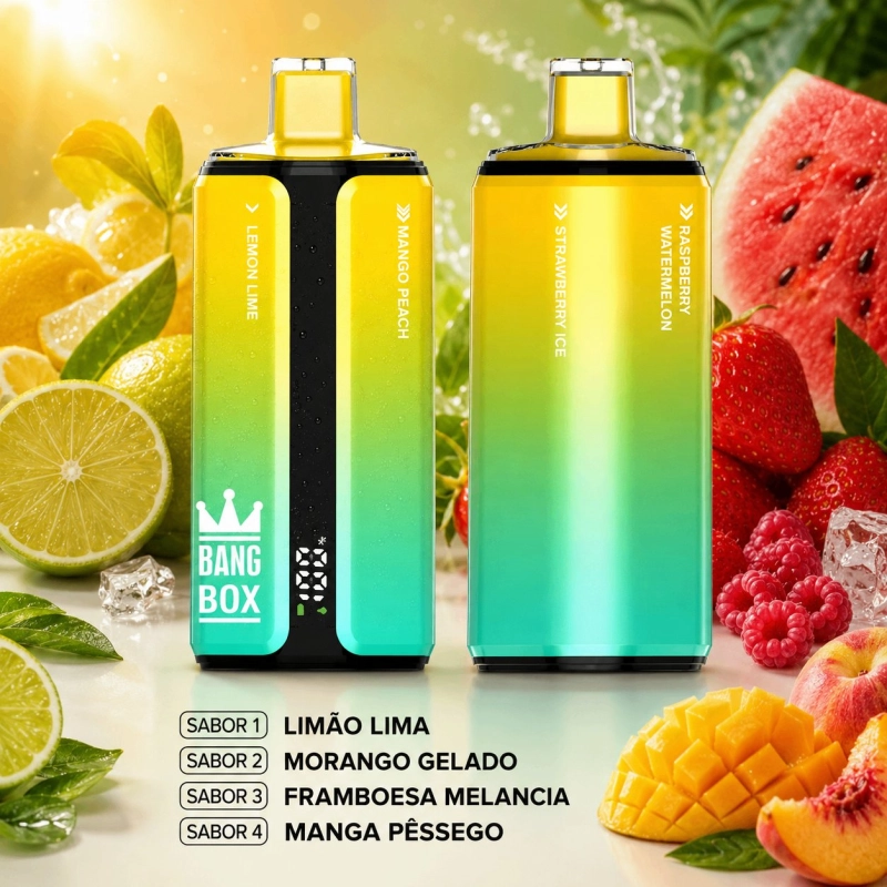 Bang Box 160000 Puxadas Vape Descartável, Sabores de Frutas (3)