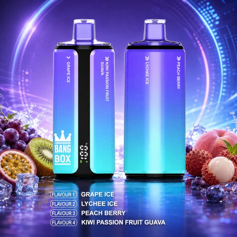 Bang Box 160000 Puffs Disposable Vape, Mixed Fruit Flavors Blue