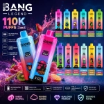 Bang Legend 110000 Puxadas Vape Descartável, 3 em 1 Cores Variadas