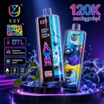 UZY Shisha King 120000 zaciągnięć Jednorazowy e-papieros, Jagoda na lodzie