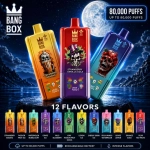 BangBox 80K 3-in-1 rechargeable disposable vape with Mesh Coil, USB-C charging and up to 80,000 puffs