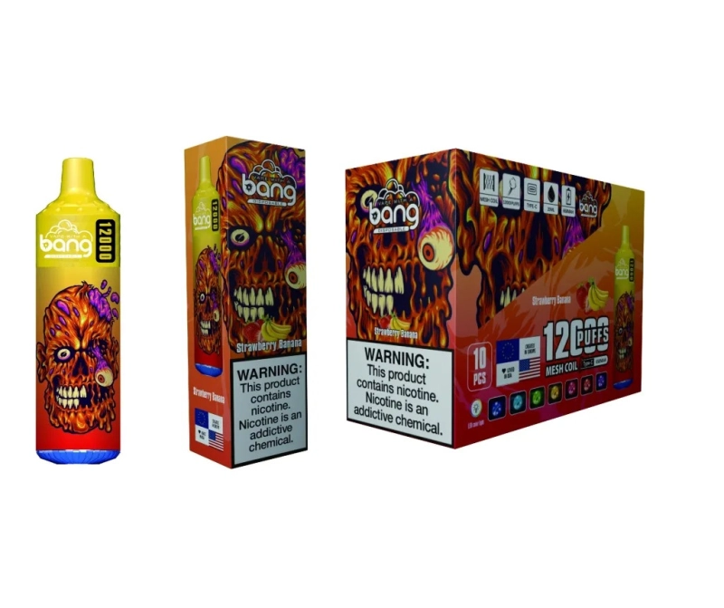 BANG 12000 Puffs 0% 2% 5% Low Nicotine Bulk Buy Rechargeable Disposable Vapes Pen Wholesale
