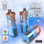 Bang Blaze® 100000 100k Puffs 6 az 1-ben Ízek Legújabb Eredeti Újratölthető Led Kijelzős Eldobható Vape