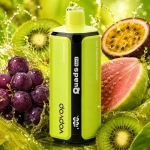 VopVop Quads 4in1 200000 slukkos eldobható vape, Kiwi Passiógyümölcs Guava Szőlő