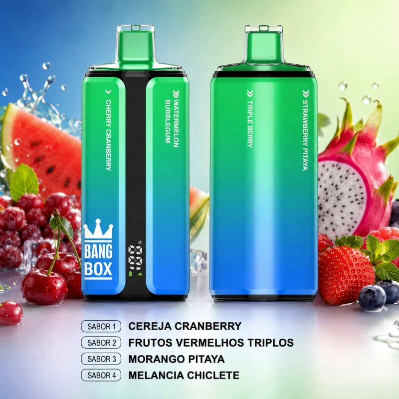 Bang Box 160000 Puxadas Vape Descartável, Sabores Frutados (1)
