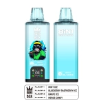 Bang Box 8 in 1 200000 Puffs Disposable Vape Mint Ice színben, bemutatva a digitális kijelzőt és a 8 az 1-ben tartályrendszert